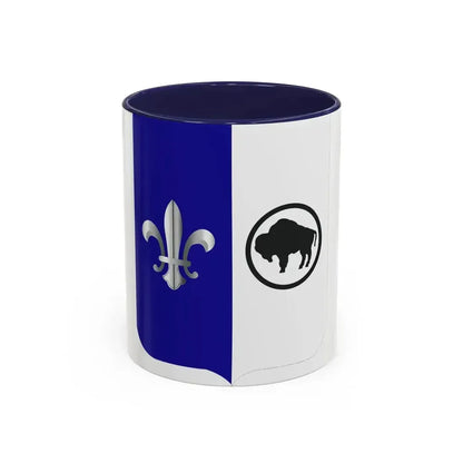 371 Infantry Battalion 2 (U.S. Army) Accent Coffee Mug 11oz Navy - Go Mug Yourself