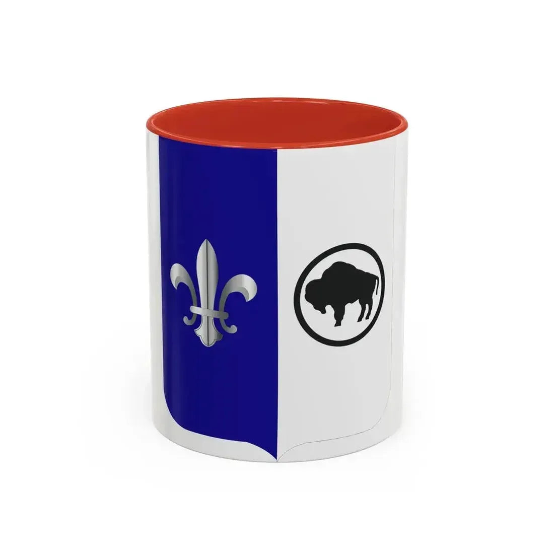 371 Infantry Battalion 2 (U.S. Army) Accent Coffee Mug 11oz Red - Go Mug Yourself