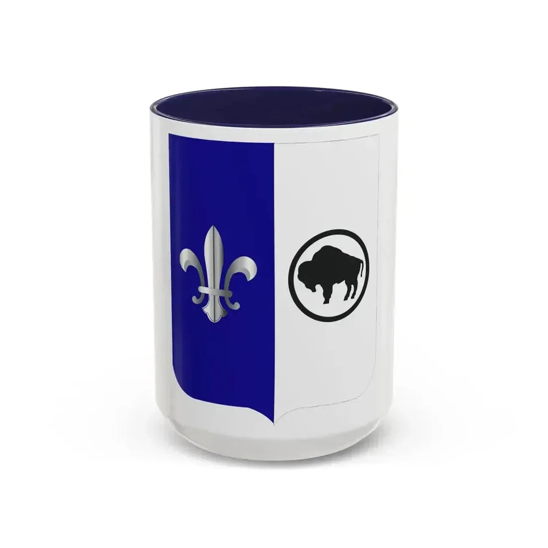 371 Infantry Battalion 2 (U.S. Army) Accent Coffee Mug 15oz Navy - Go Mug Yourself