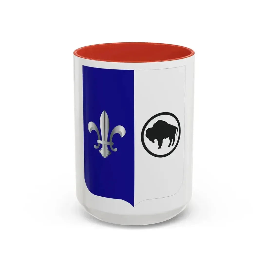 371 Infantry Battalion 2 (U.S. Army) Accent Coffee Mug 15oz Red - Go Mug Yourself