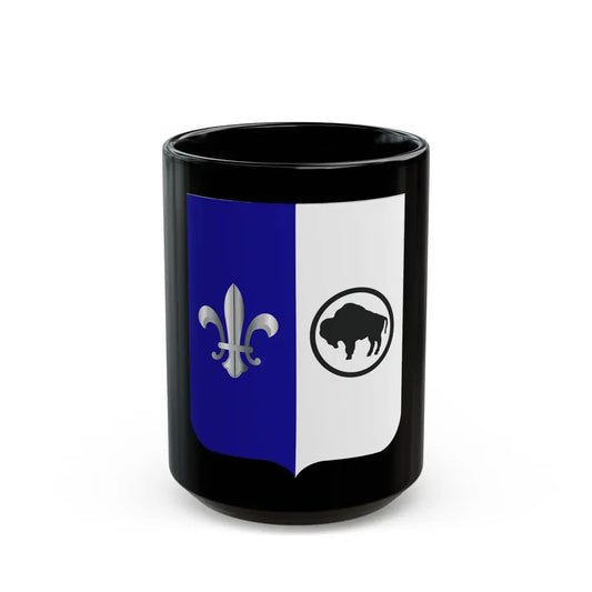 371 Infantry Battalion 2 (U.S. Army) Black Coffee Mug 15oz - Go Mug Yourself