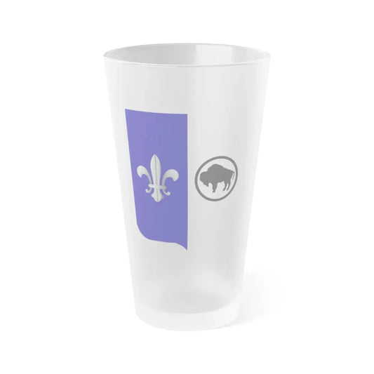371 Infantry Battalion 2 (U.S. Army) Frosted Pint Glass 16oz Default Title - Go Mug Yourself