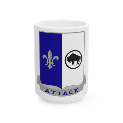 371 Infantry Battalion (U.S. Army) White Coffee Mug-15oz-Go Mug Yourself