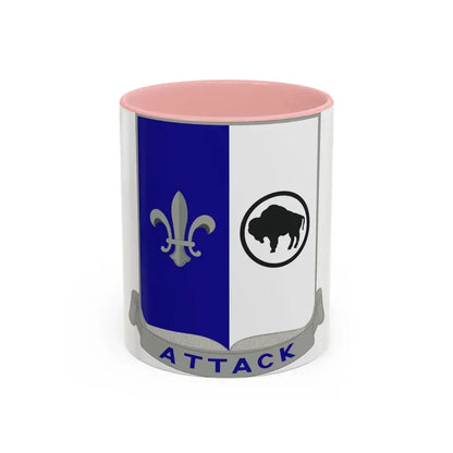 371 Infantry Battalion (U.S. Army) Accent Coffee Mug 11oz Pink - Go Mug Yourself
