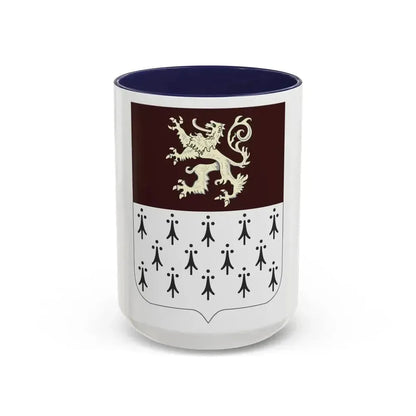 371 Medical Battalion 2 (U.S. Army) Accent Coffee Mug 15oz Navy - Go Mug Yourself