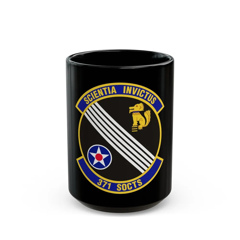 371 Special Operations Combat Training Squadron AFSOC (U.S. Air Force) Black Coffee Mug-15oz-Go Mug Yourself