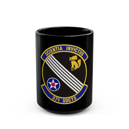 371 Special Operations Combat Training Squadron AFSOC (U.S. Air Force) Black Coffee Mug-15oz-Go Mug Yourself