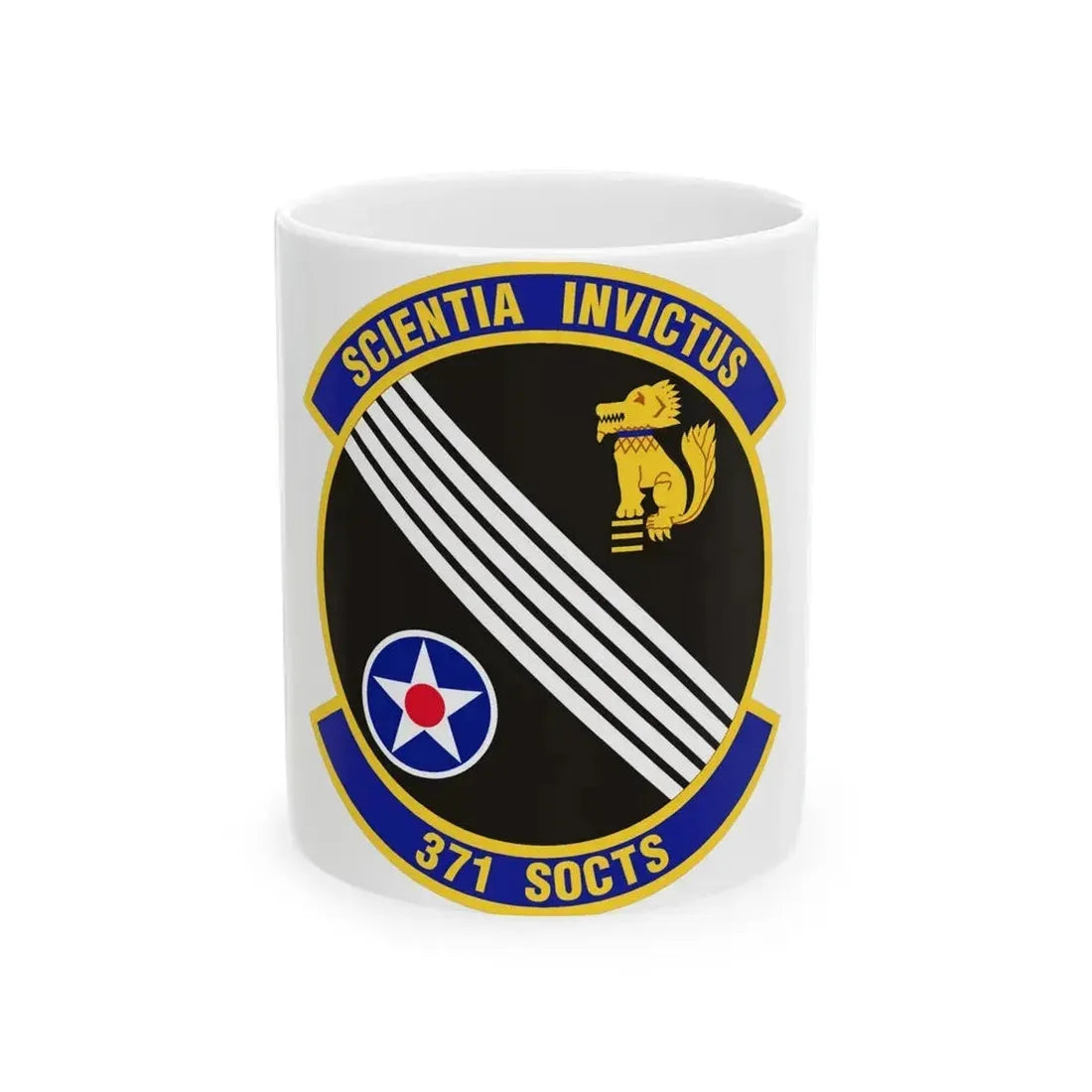 371 Special Operations Combat Training Squadron AFSOC (U.S. Air Force) White Coffee Mug 11oz - Go Mug Yourself