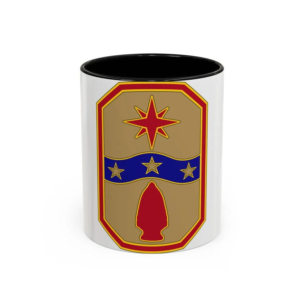 371 Sustainment Brigade (U.S. Army) Accent Coffee Mug-11oz-Black-Go Mug Yourself