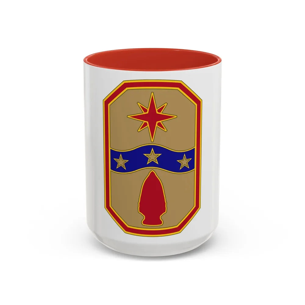 371 Sustainment Brigade (U.S. Army) Accent Coffee Mug-15oz-Black-Go Mug Yourself