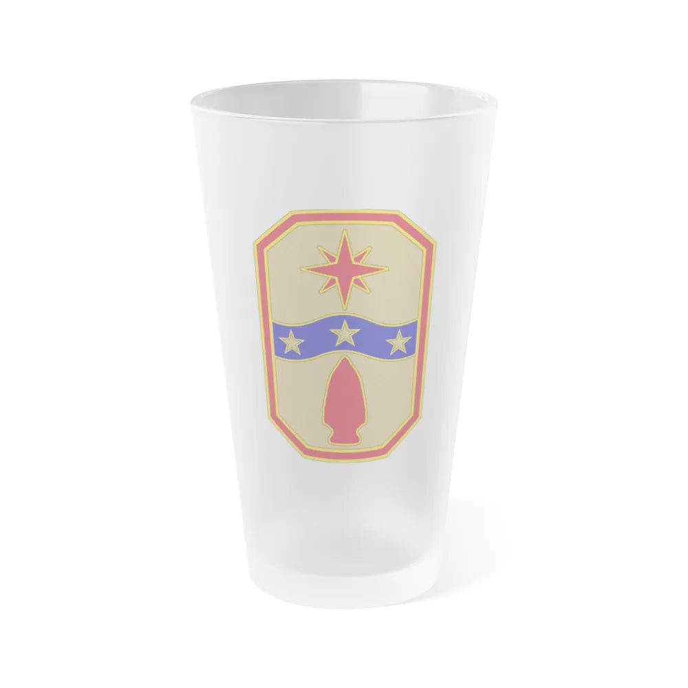 371 Sustainment Brigade (U.S. Army) Frosted Pint Glass 16oz-Go Mug Yourself