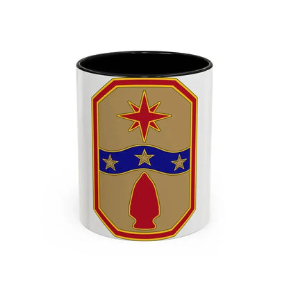 371 Sustainment Brigade (U.S. Army) Accent Coffee Mug 11oz Black - Go Mug Yourself