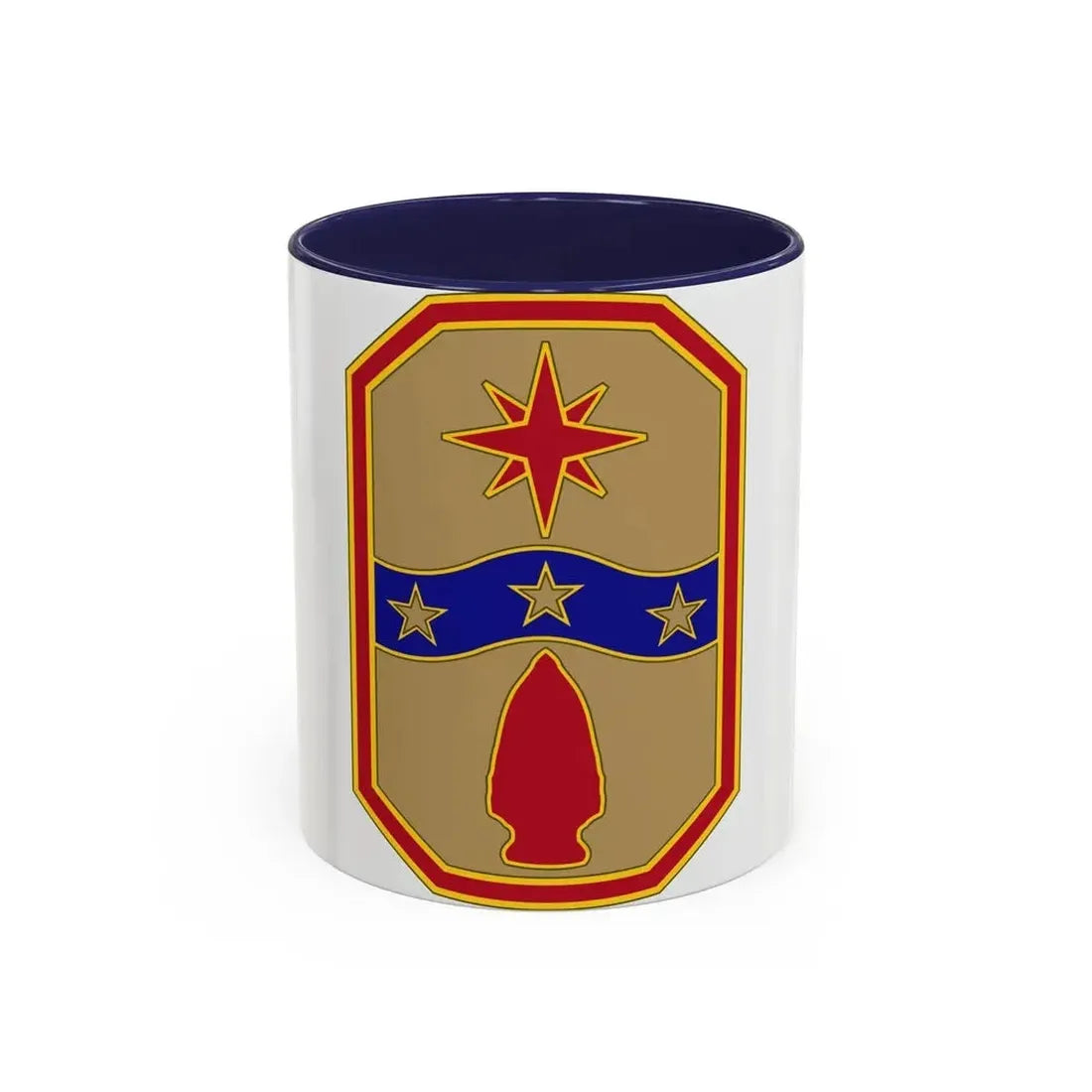 371 Sustainment Brigade (U.S. Army) Accent Coffee Mug 11oz Navy - Go Mug Yourself