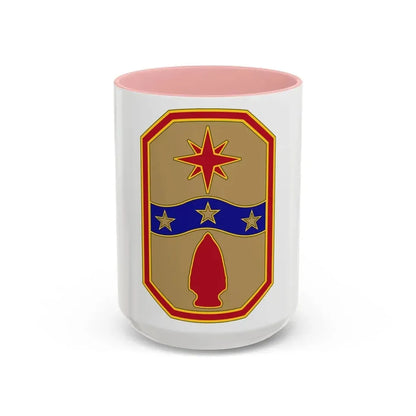 371 Sustainment Brigade (U.S. Army) Accent Coffee Mug 15oz Pink - Go Mug Yourself