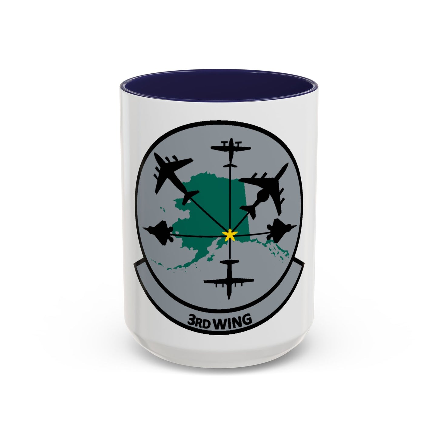 3rd Wing v2 (U.S. Air Force) Accent Coffee Mug