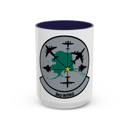 3rd Wing v2 (U.S. Air Force) Accent Coffee Mug
