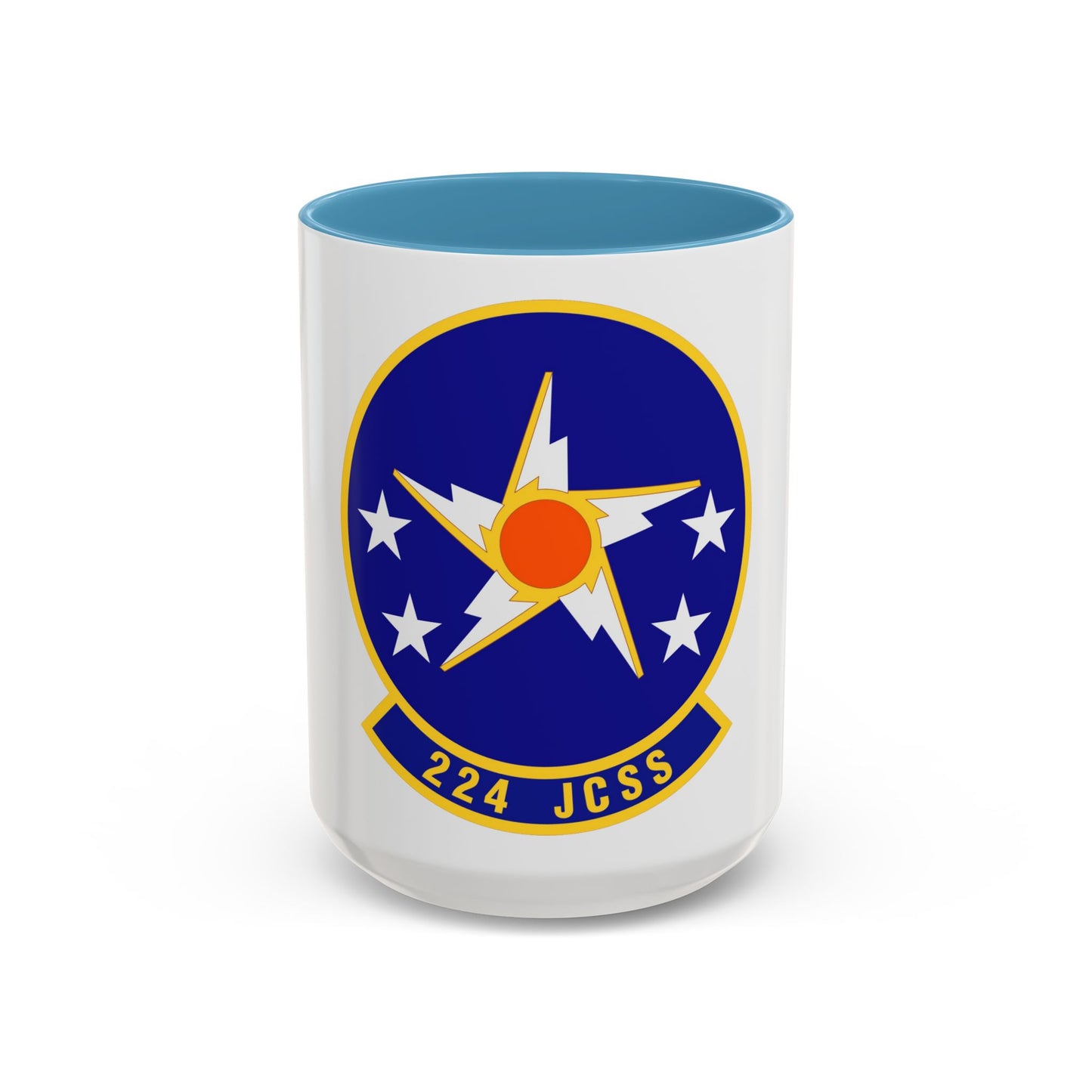 224th Joint Communications Support Squadron (U.S. Air Force) Accent Coffee Mug