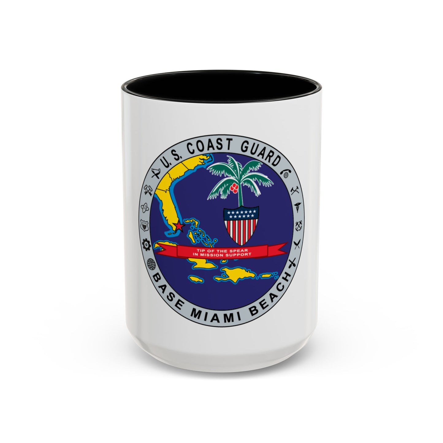 Base Miami Beach (U.S. Coast Guard) Accent Coffee Mug