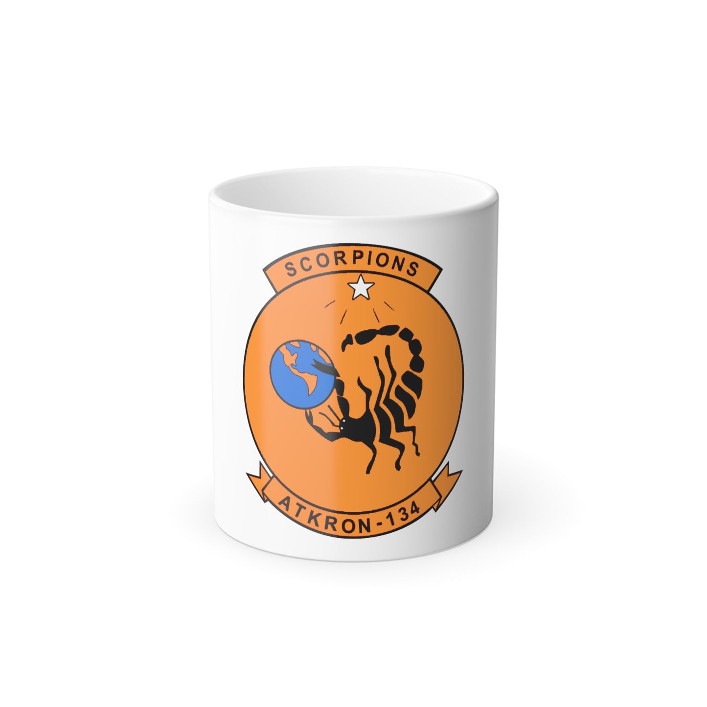Second VA 134 US Navy (U.S. Navy) Color Changing Mug 11oz