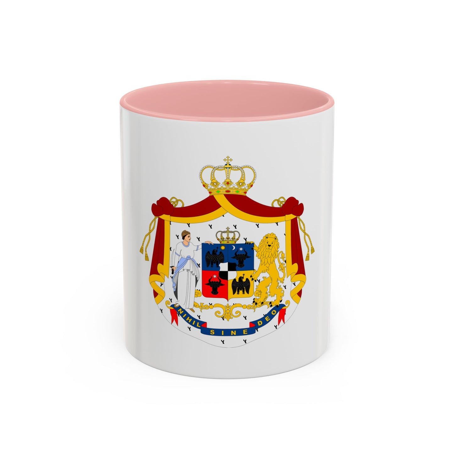 Coat of arms of Principality of Romania (1867-1872) - Accent Coffee Mug