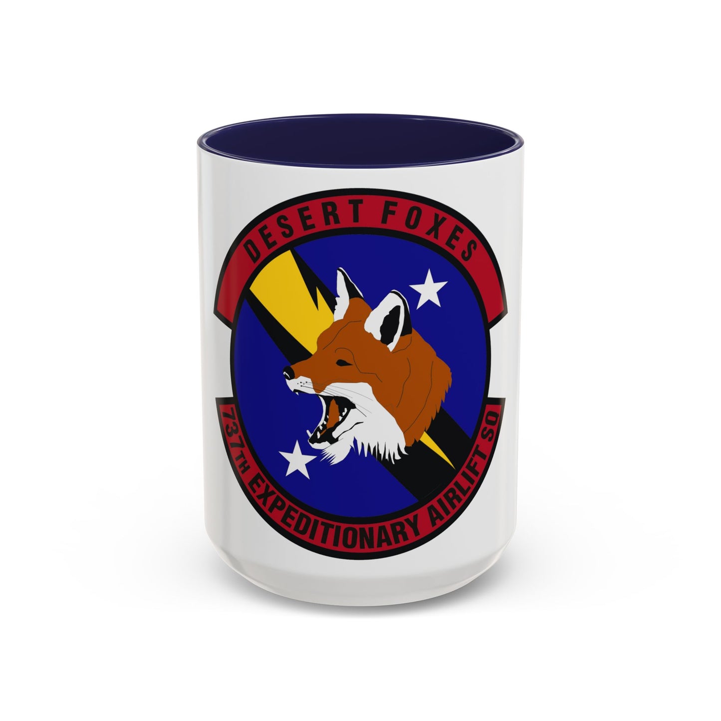 737th Expeditionary Airlift Squadron (U.S. Air Force) Accent Coffee Mug