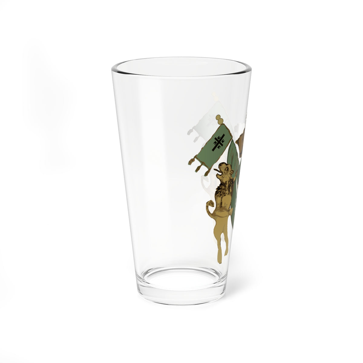 Moldavian coat of arms in Olari Church Bucharest (Moldova) (Coat of Arms) Pint Glass 16oz