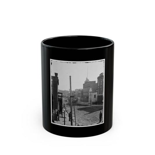Atlanta, Georgia. View On Marietta Street (U.S. Civil War) Black Coffee Mug