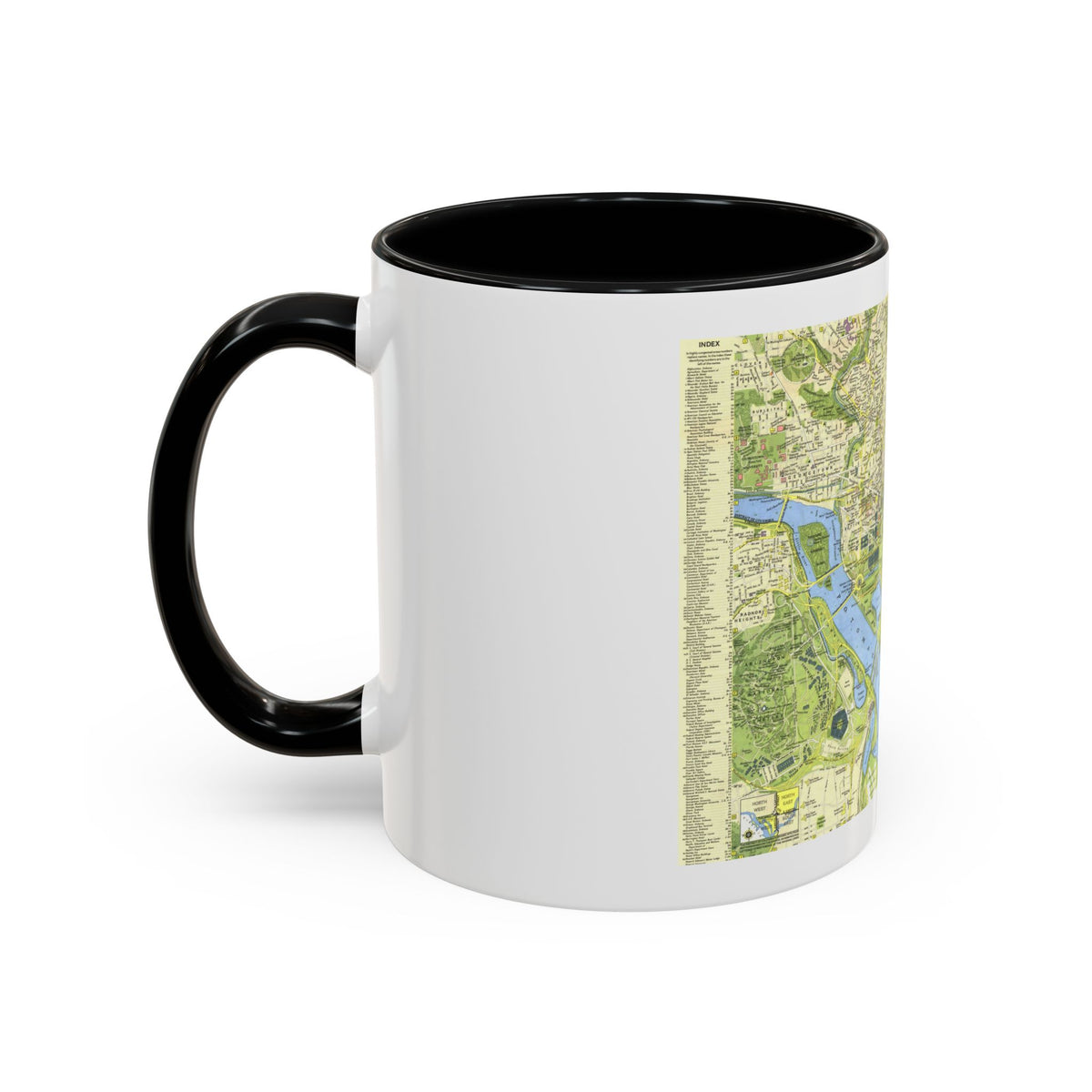 USA - Washington, Tourist (1964) (Map) Accent Coffee Mug