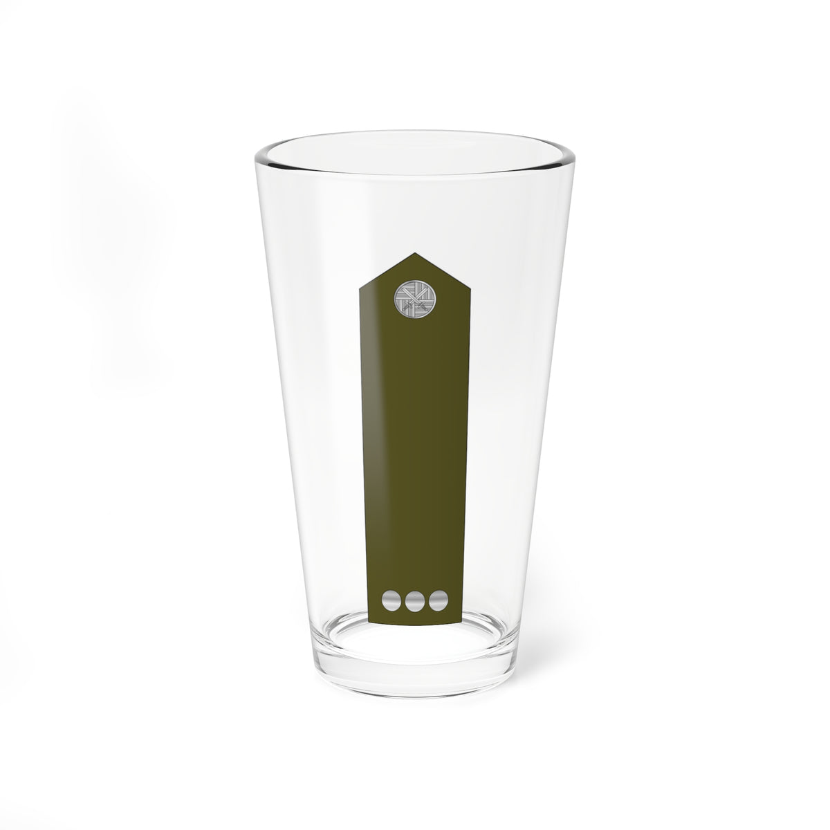 CzArmy2011 OR3 Cetar shoulder (Czech Republic) (Military Rank) Pint Glass 16oz