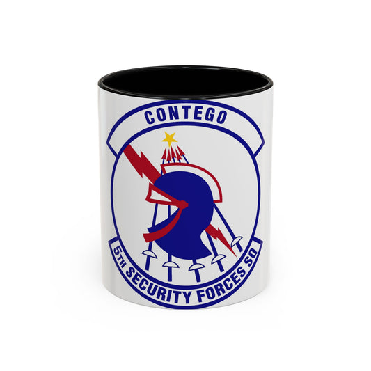 5th Security Forces Squadron (U.S. Air Force) Accent Coffee Mug