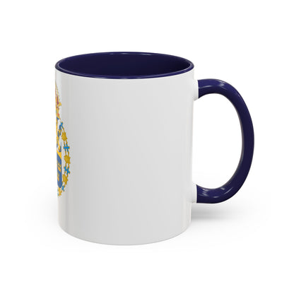 Great coat of arms of Sweden 3 - Accent Coffee Mug