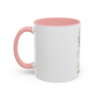 Philippines, The 1 & 2 (1902) (Map) Accent Coffee Mug
