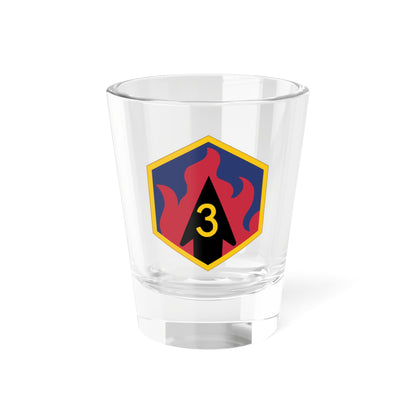 Verre à liqueur 3e brigade chimique (armée américaine) 1,5 oz