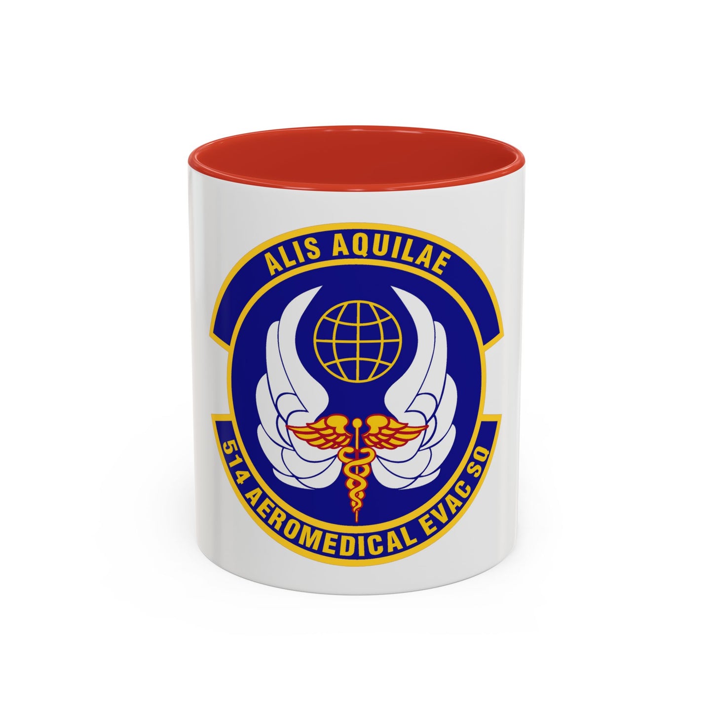 514th Aeromedical Evacuation Squadron (U.S. Air Force) Accent Coffee Mug