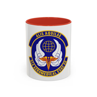 514th Aeromedical Evacuation Squadron (U.S. Air Force) Accent Coffee Mug