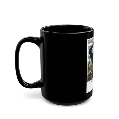 Capital Airlines advertisement - Black Coffee Mug-Go Mug Yourself