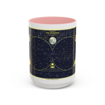 Heavens, The 1 (1957) (Map) Accent Coffee Mug