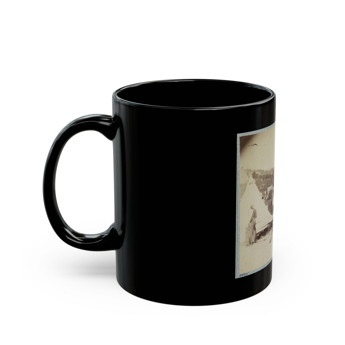 22d New York State Militia Near Harpers Ferry, Va., 1861 I.E.1862 028 (U.S. Civil War) Black Coffee Mug