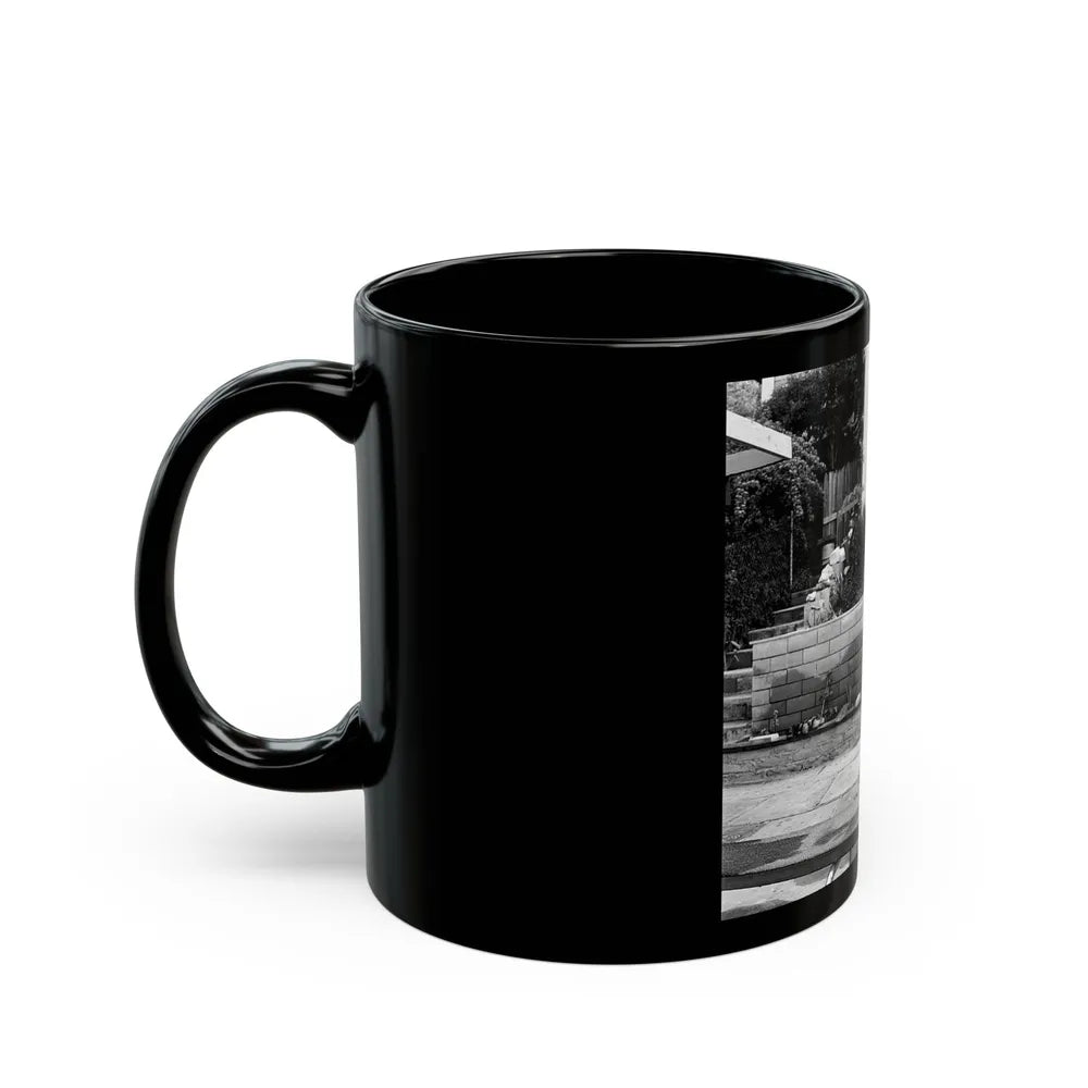 Greta Thyssen #73 (Vintage Female Icon) Black Coffee Mug-Go Mug Yourself