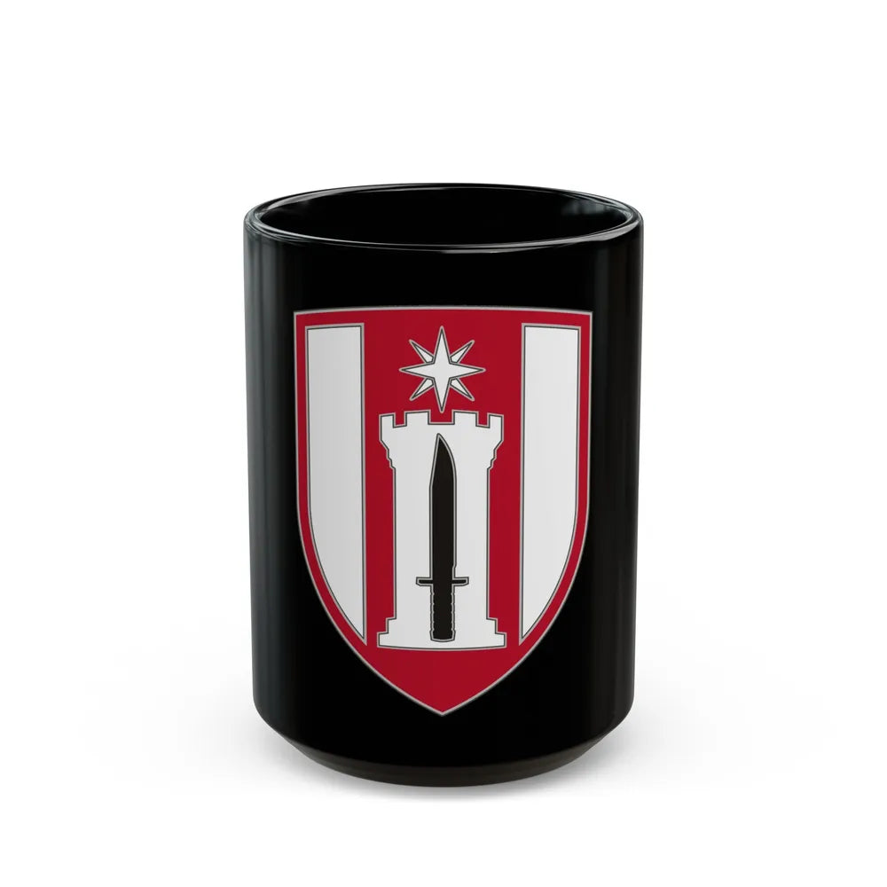 372 Engineer Brigade (U.S. Army) Black Coffee Mug-15oz-Go Mug Yourself