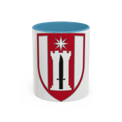 372 Engineer Brigade (U.S. Army) Accent Coffee Mug 11oz Light Blue - Go Mug Yourself