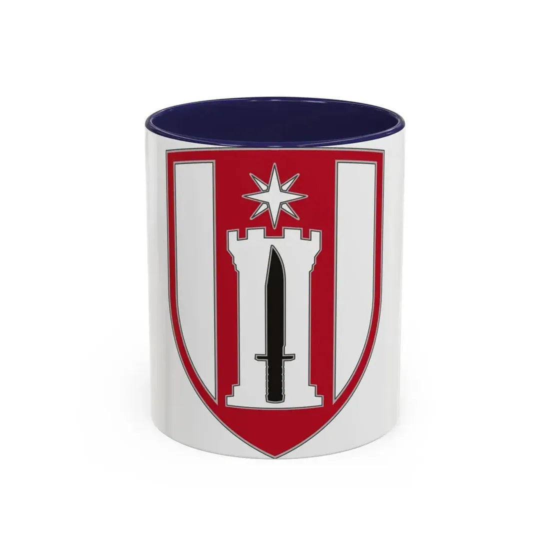 372 Engineer Brigade (U.S. Army) Accent Coffee Mug 11oz Navy - Go Mug Yourself