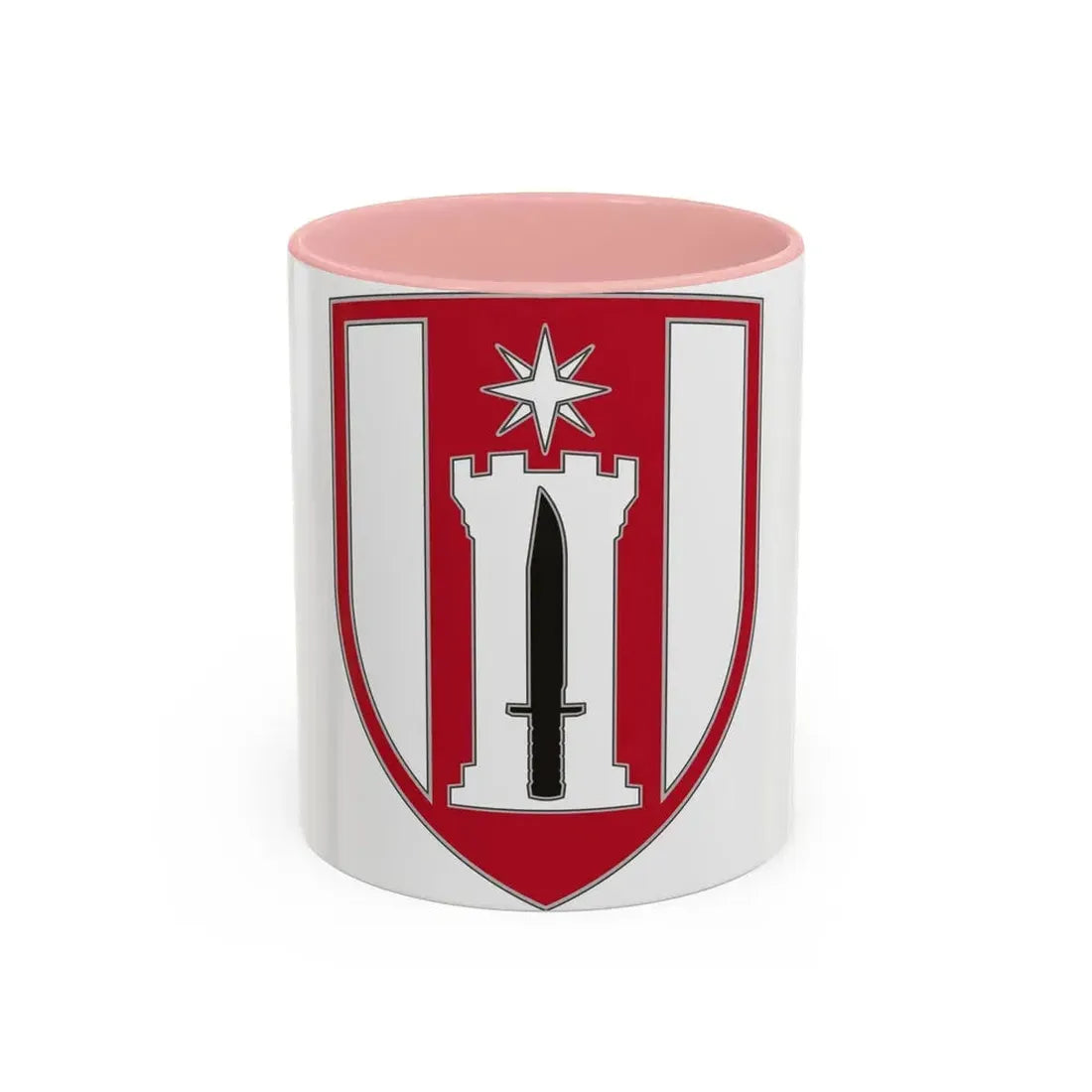 372 Engineer Brigade (U.S. Army) Accent Coffee Mug 11oz Pink - Go Mug Yourself