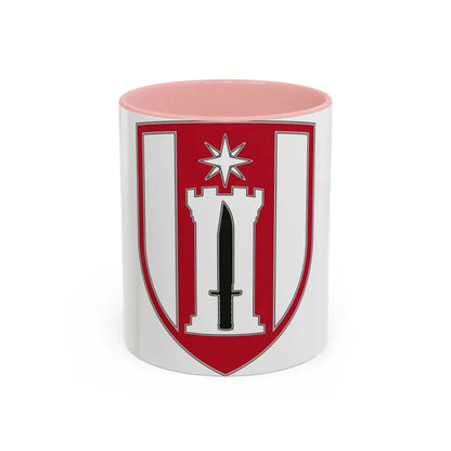 372 Engineer Brigade (U.S. Army) Accent Coffee Mug 11oz Pink - Go Mug Yourself