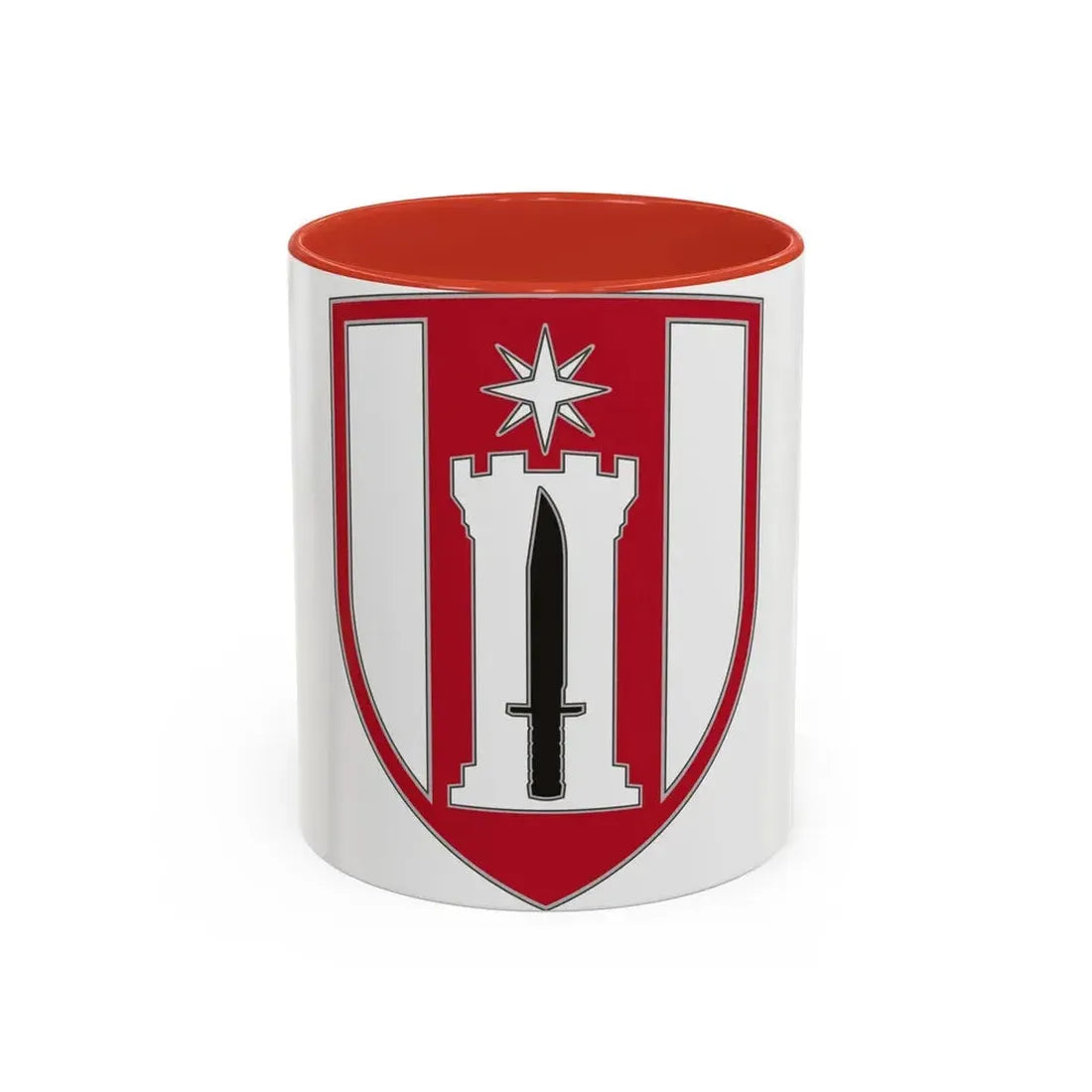 372 Engineer Brigade (U.S. Army) Accent Coffee Mug 11oz Red - Go Mug Yourself
