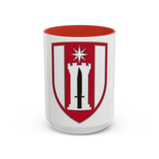 372 Engineer Brigade (U.S. Army) Accent Coffee Mug 15oz Red - Go Mug Yourself