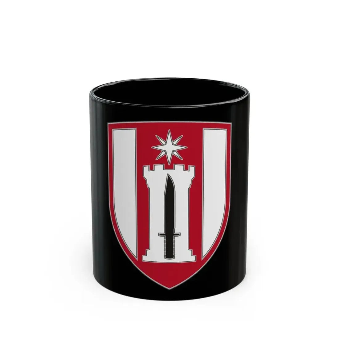 372 Engineer Brigade (U.S. Army) Black Coffee Mug 11oz - Go Mug Yourself