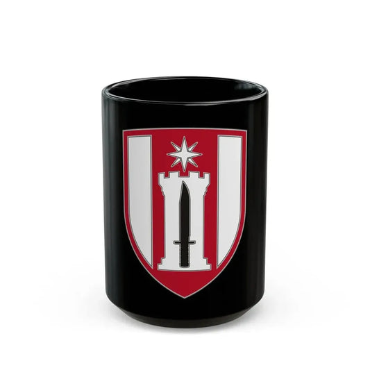 372 Engineer Brigade (U.S. Army) Black Coffee Mug 15oz - Go Mug Yourself