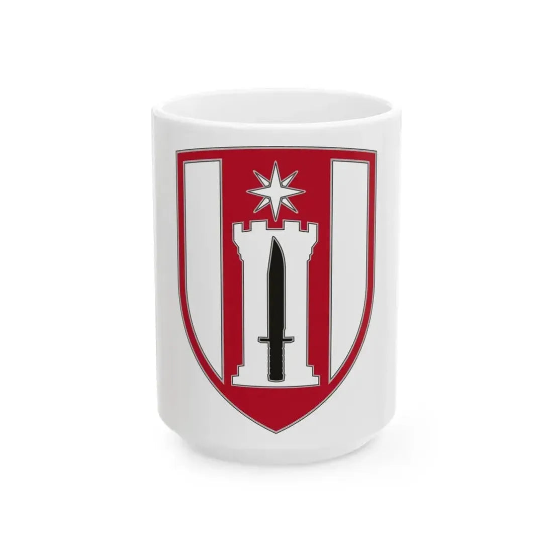 372 Engineer Brigade (U.S. Army) White Coffee Mug 15oz - Go Mug Yourself