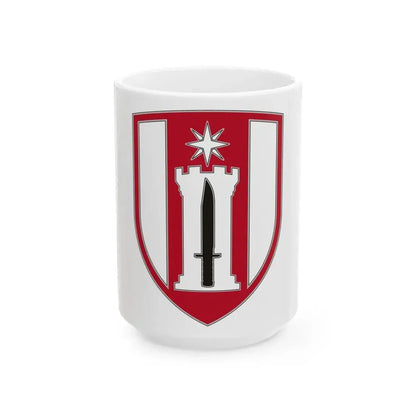 372 Engineer Brigade (U.S. Army) White Coffee Mug 15oz - Go Mug Yourself